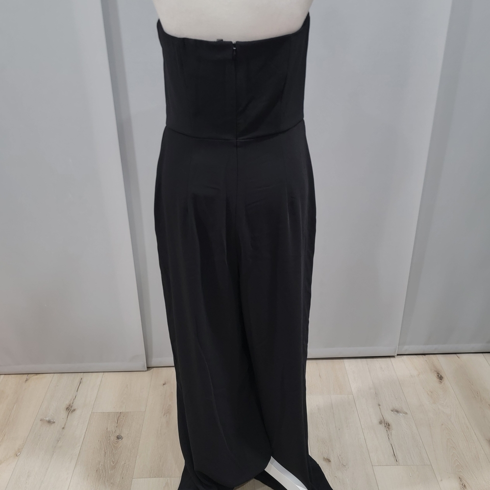 Joseph Ribkoff Signature Label Strapless Black Jumpsuit - Picture 6 of 8